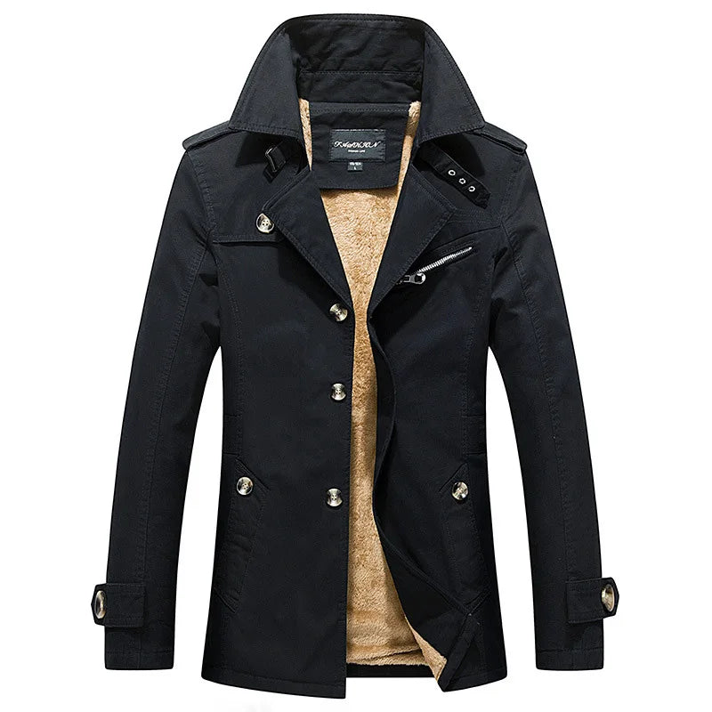 Men's Water-Resistant Fleecelined Wintercoat