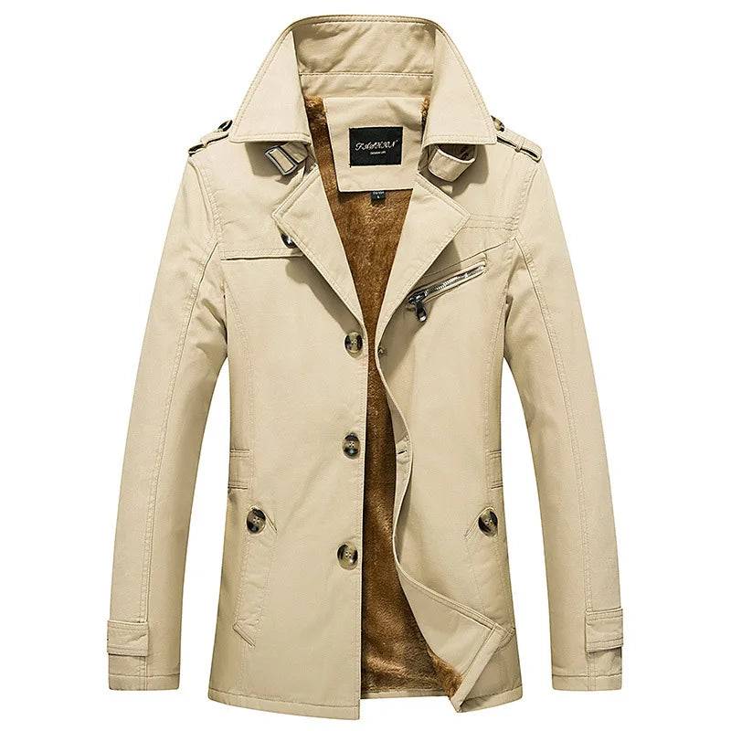 Men's Water-Resistant Fleecelined Wintercoat