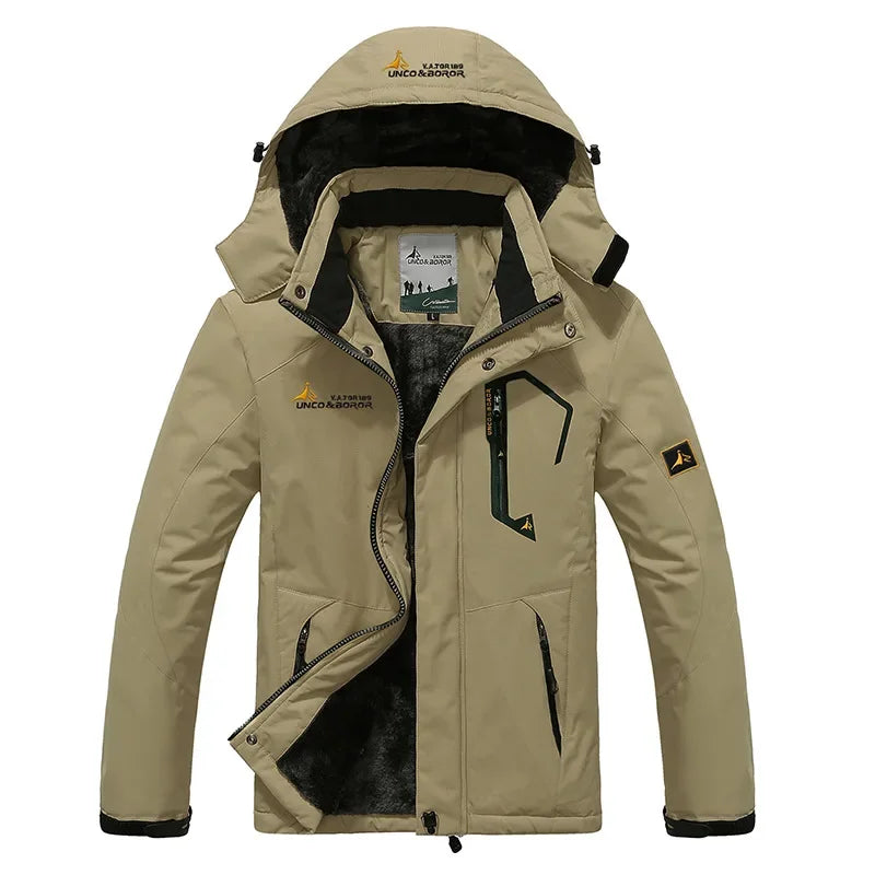 Men's Water-Resistant Outdoor Rain Jacket