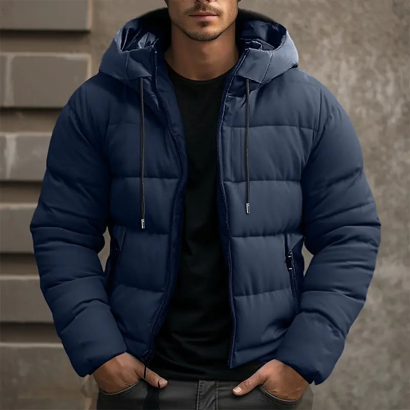 Men's Hooded Water-Resistant Jacket