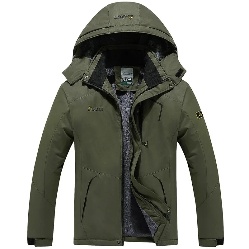 Men's Water-Resistant Outdoor Rain Jacket