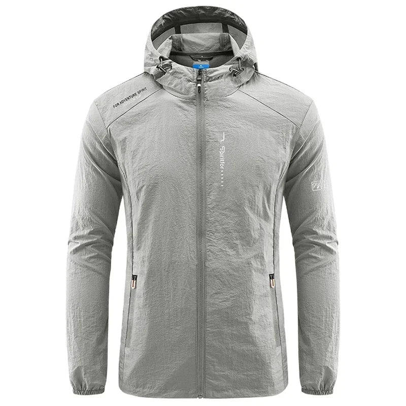 Men's Lightweight Water-Resistant Rain Jacket