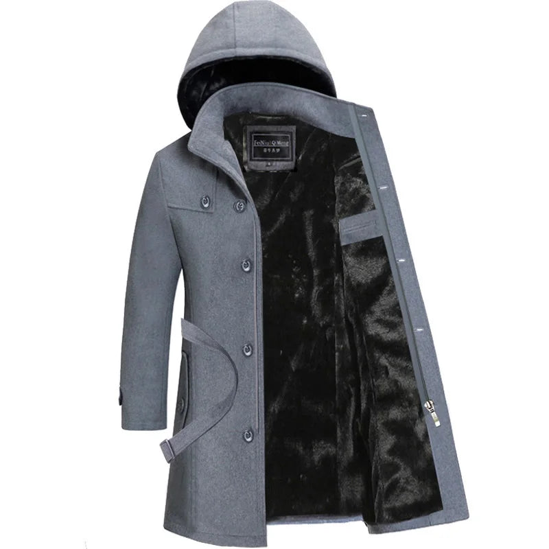 Men’s long Business Wintercoat