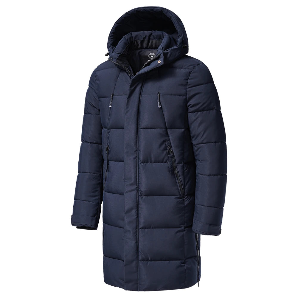 Men's Long Warm Wintercoat