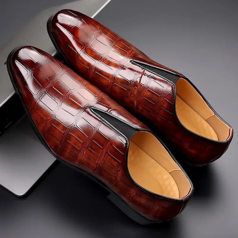 Elegant Men's Leather Dress Shoes