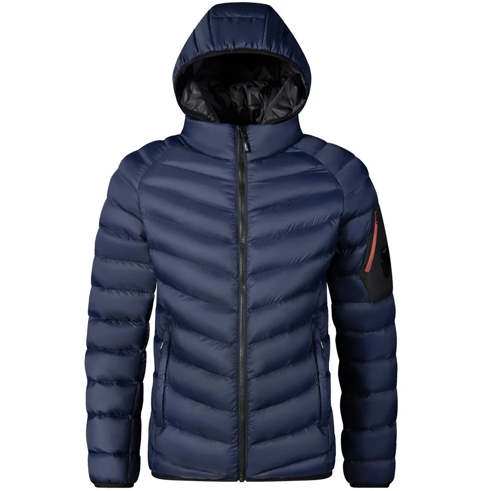 Men's Water-Resistant and Wind-Resistant Winter Jacket