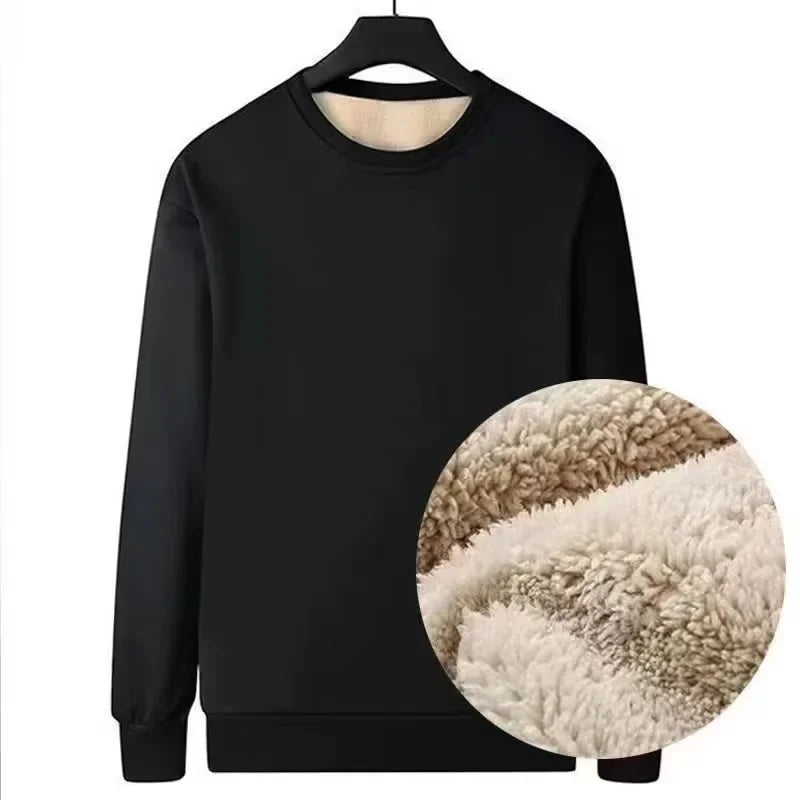 Men's Oversized Sweater with Warm Lining