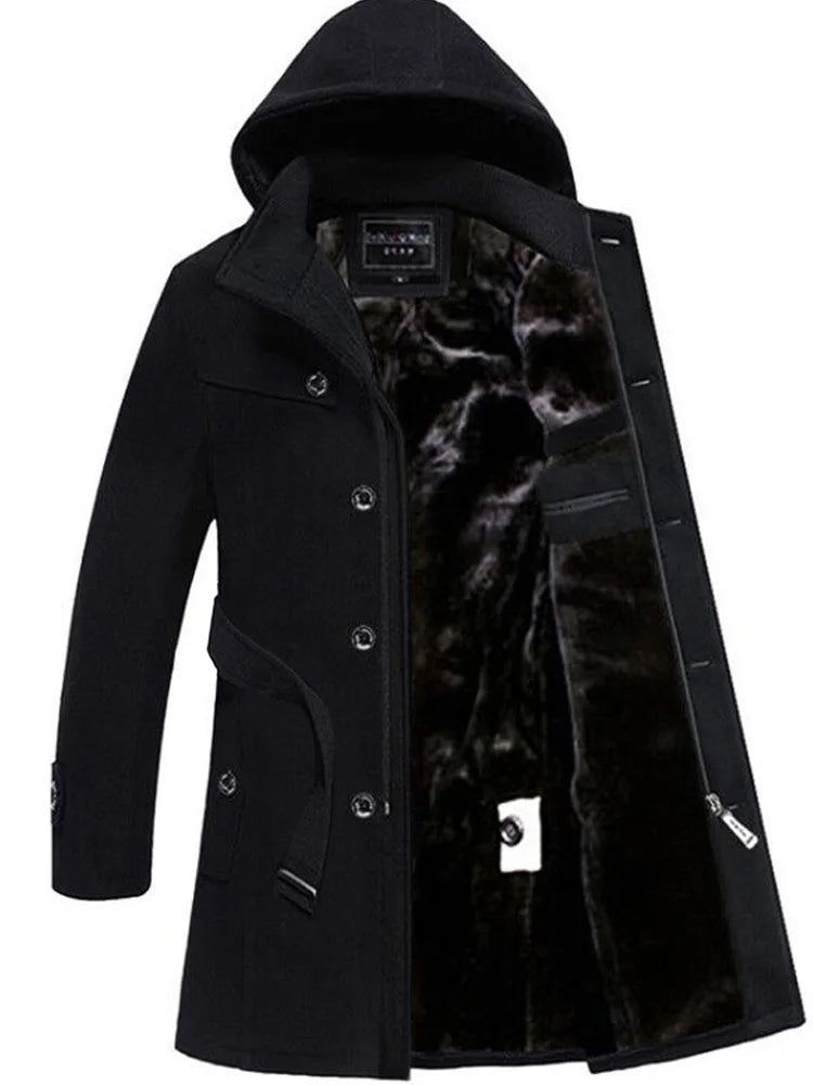 Men’s long Business Wintercoat