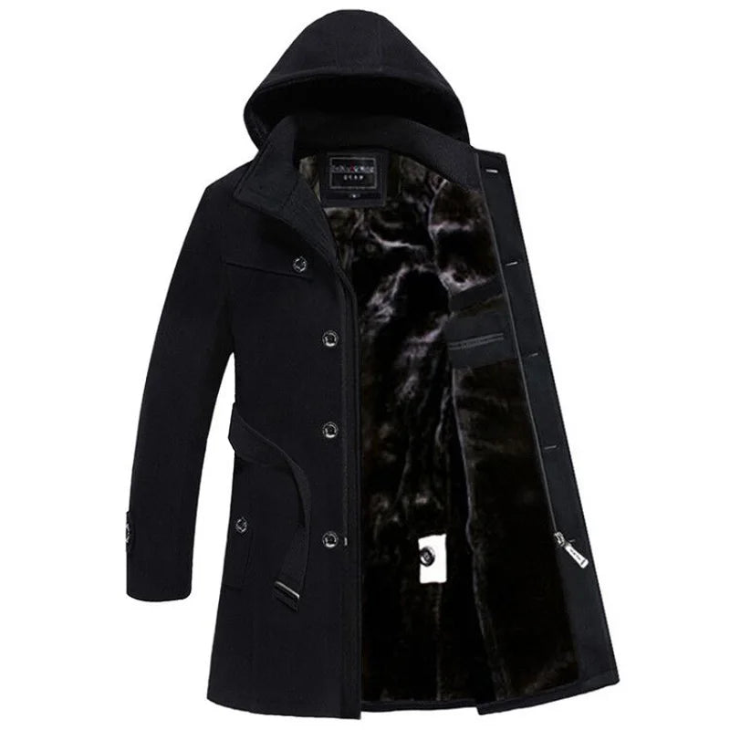 Men’s long Business Wintercoat