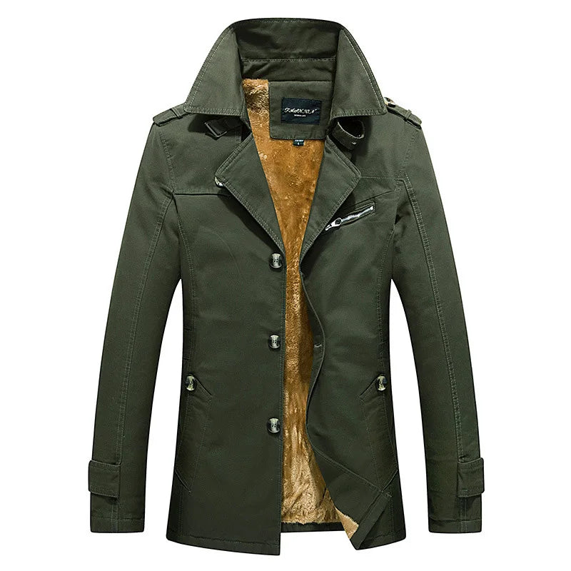 Men's Water-Resistant Fleecelined Wintercoat