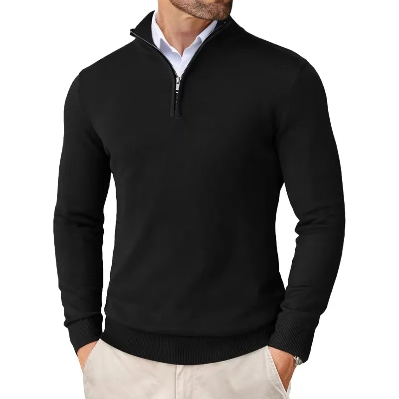 Men's Stylish Half-Zip Sweater