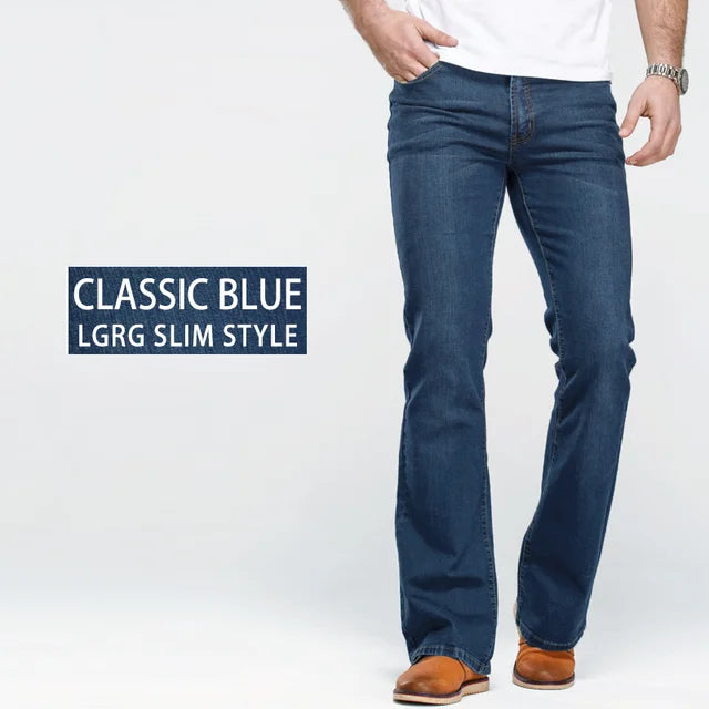 Men's classic boot-cut jeans