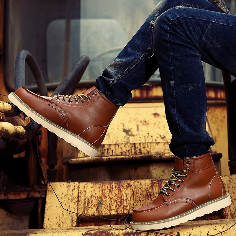 Men's Blend of Vintage Style Winter Shoes