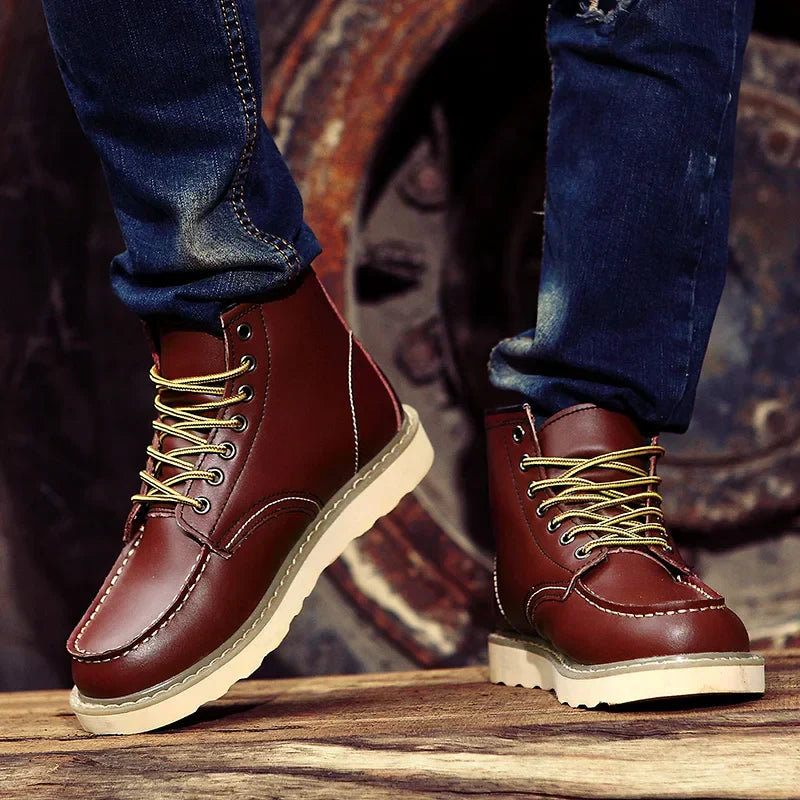 Men's Blend of Vintage Style Winter Shoes