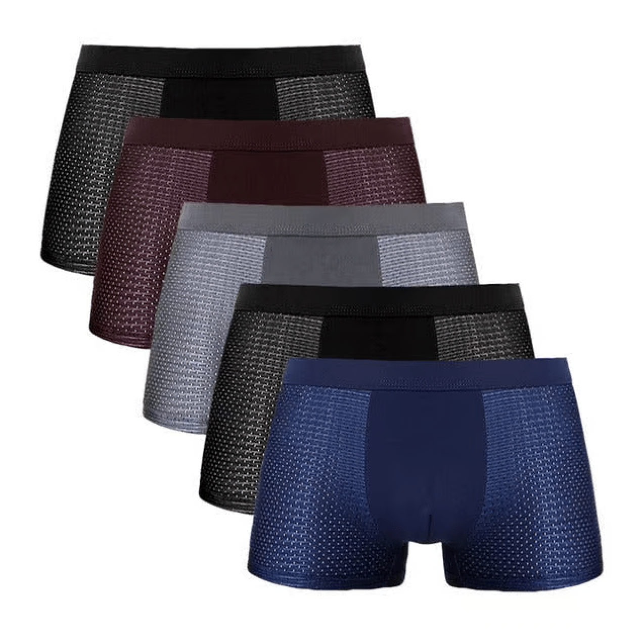 Men's Bamboo Stretch Boxers 10-Pack