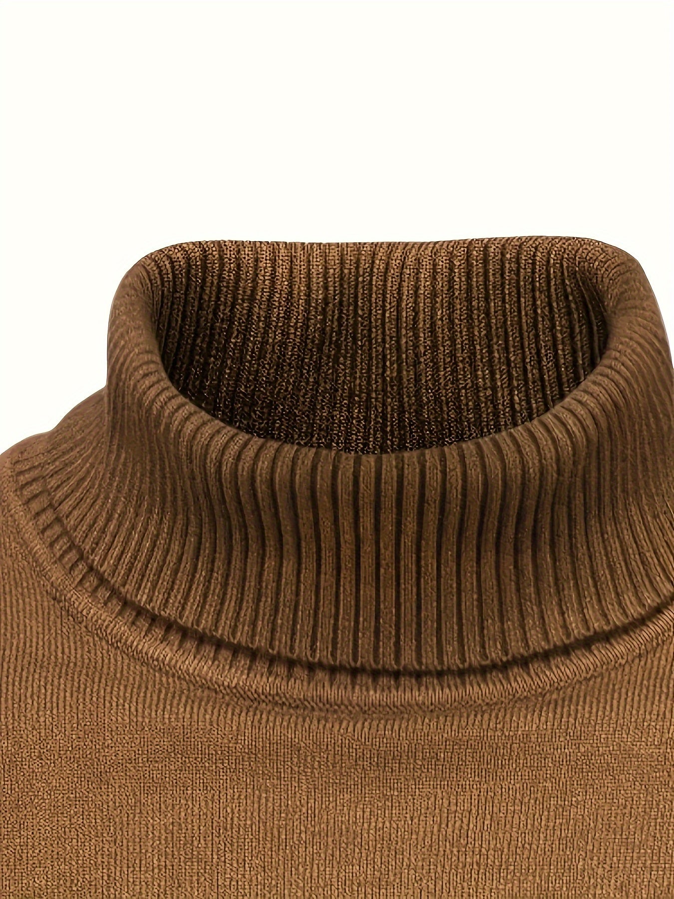 Men's Wool Turtleneck Sweater