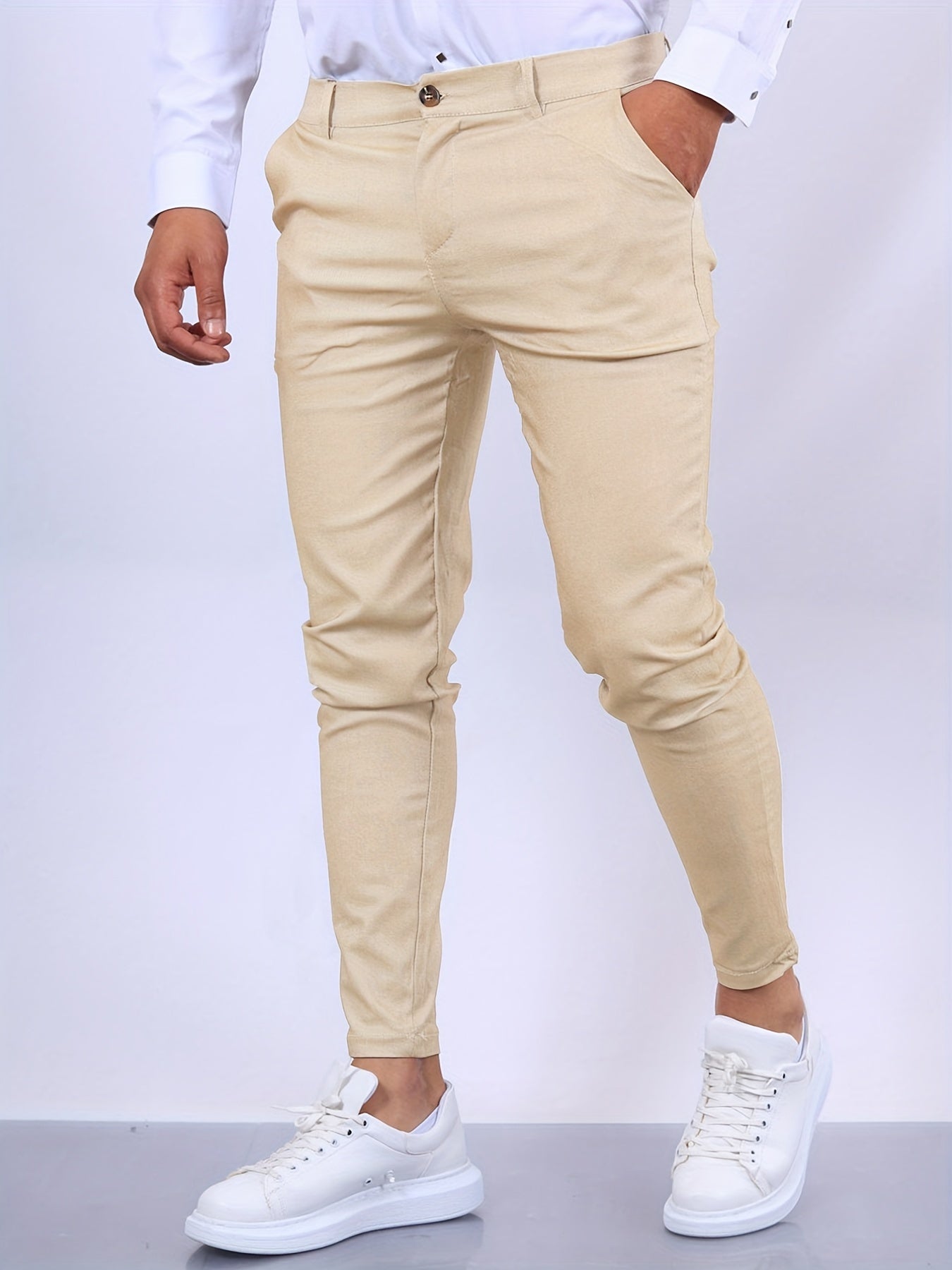 Men's Slim-Fit Stretch Chino Pants