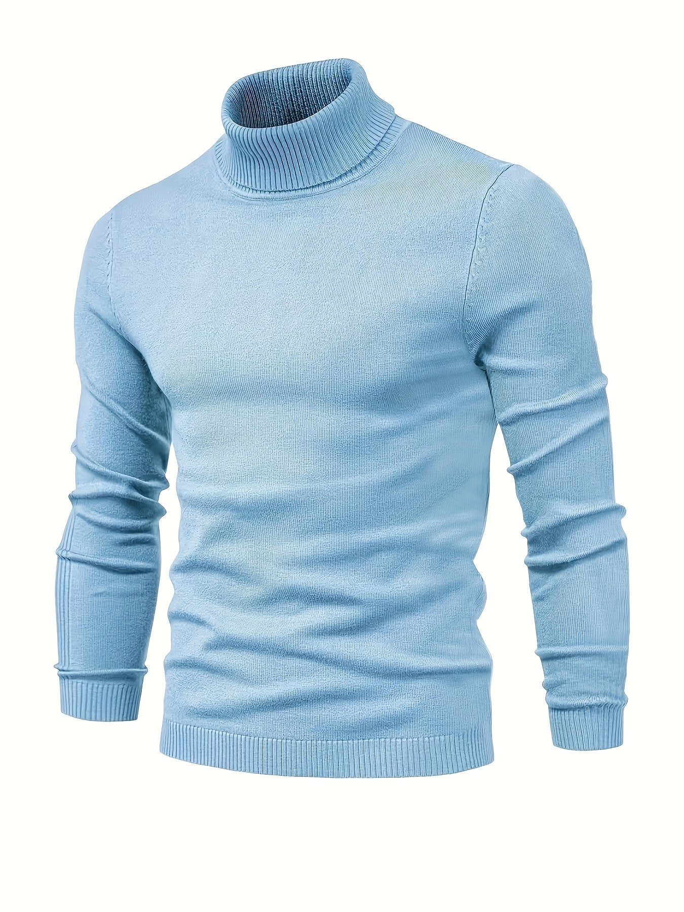 Men's Wool Turtleneck Sweater