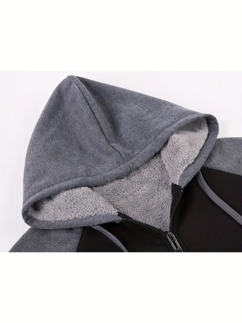 Men's Fleece-Lined Hooded Vest