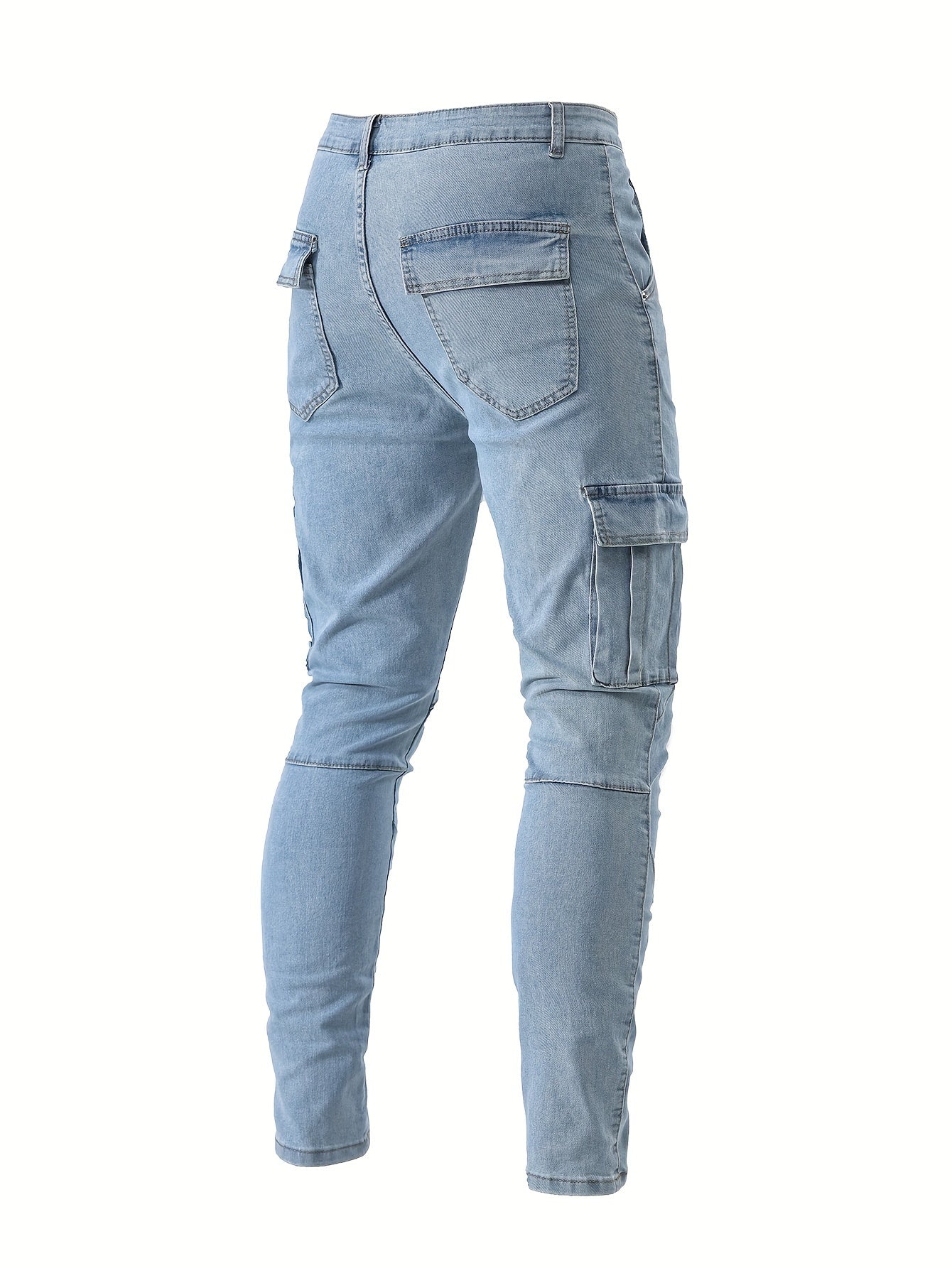 Men's Stretch cargo denim jeans