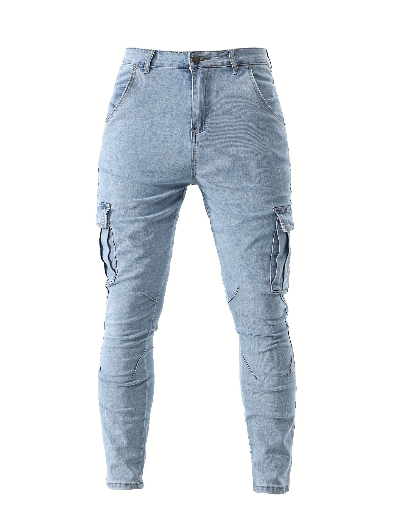 Men's Stretch cargo denim jeans