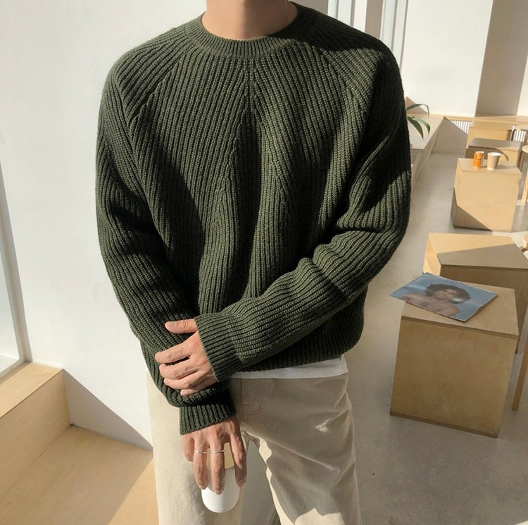 Men's Oversized Ribbed Sweater