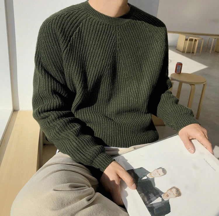 Men's Oversized Ribbed Sweater