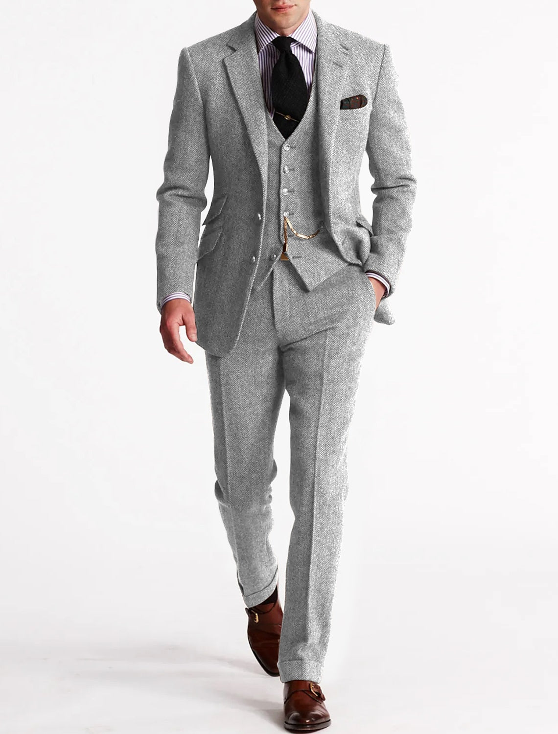 Men's Timeless Tweed 3-piece suit