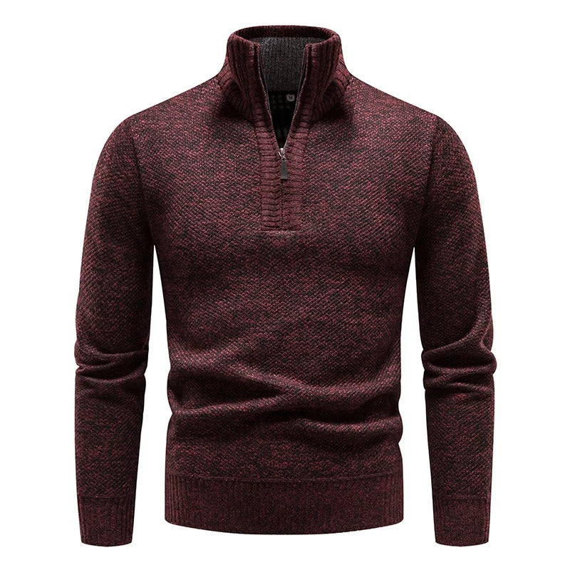 Men's Casual Half-Zip Sweater