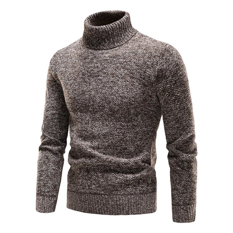 Men's Comfortable High-Collar Sweater