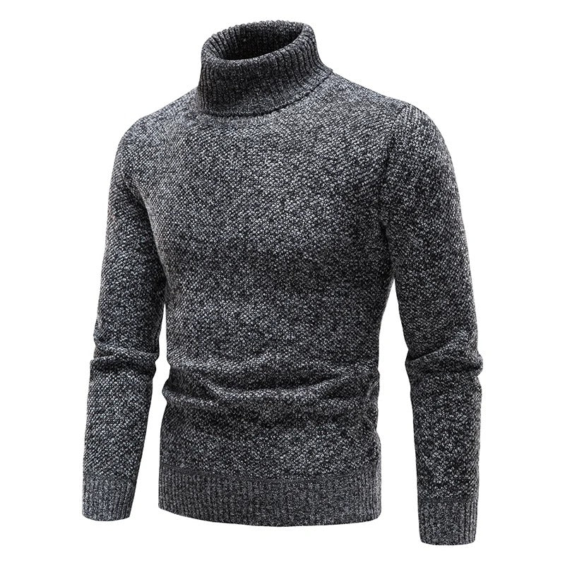 Men's Comfortable High-Collar Sweater