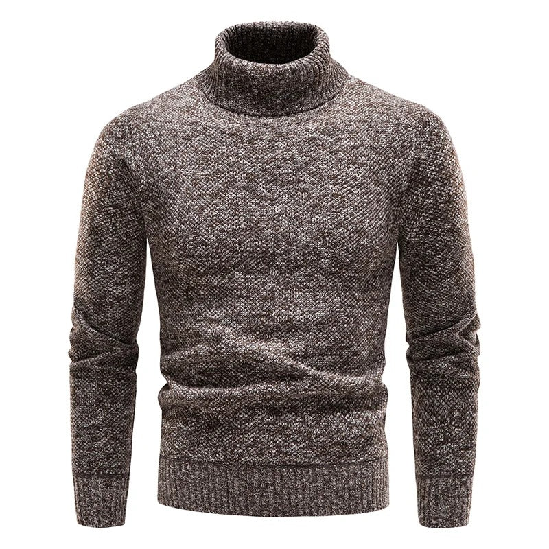 Men's Comfortable High-Collar Sweater