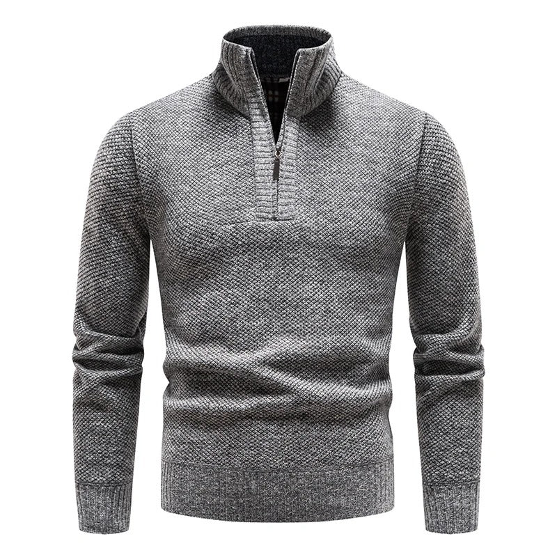 Men's Casual Half-Zip Sweater