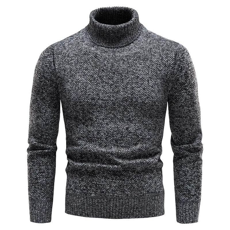 Men's Comfortable High-Collar Sweater