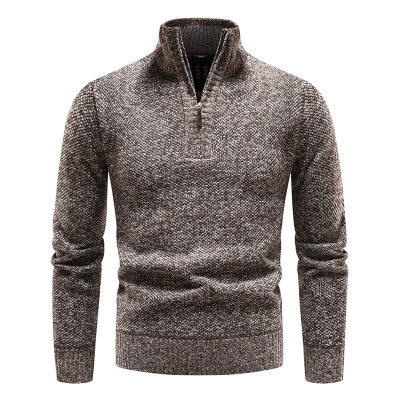 Men's Casual Half-Zip Sweater